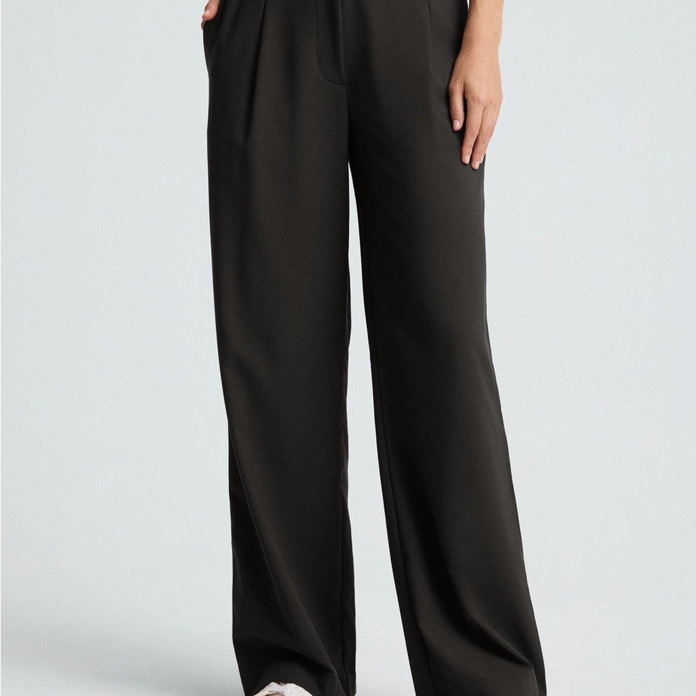 Status Wide Leg Trouser 31” Black Small - Picture 2 of 8